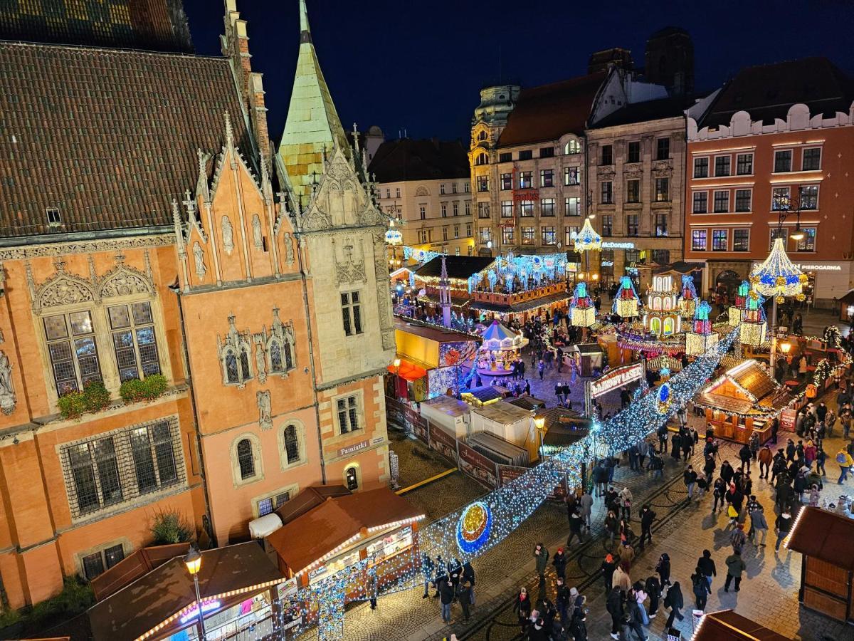 Rynek Market Square Wroclove Tectum Apartments Z Widokiem Na Rynek Вроцлав Экстерьер фото